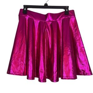 4/$25 Pink metallic skater skirt